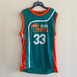 MOLPE Semi-Pro Flint Tropics Jackie “MOON 33” Jersey, Green/Orange, XL